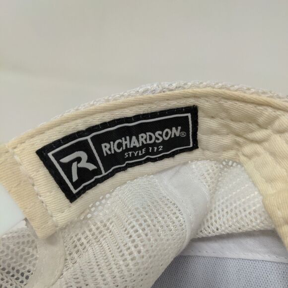 Three Pines Snapback Mesh Back Trucker Hat Multi One Size Leather Patch - Picture 8 of 9